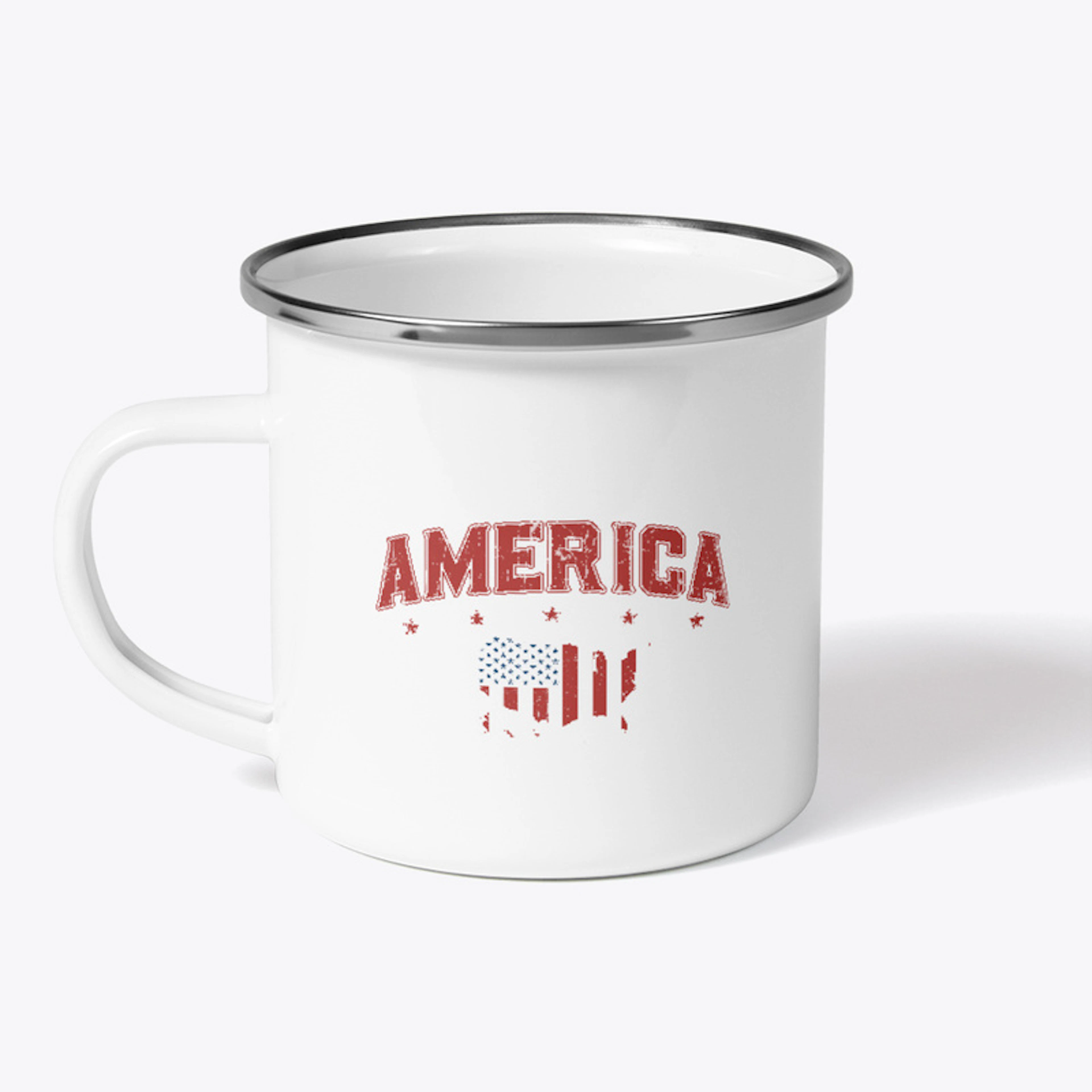 America Peacetime Camping Mug