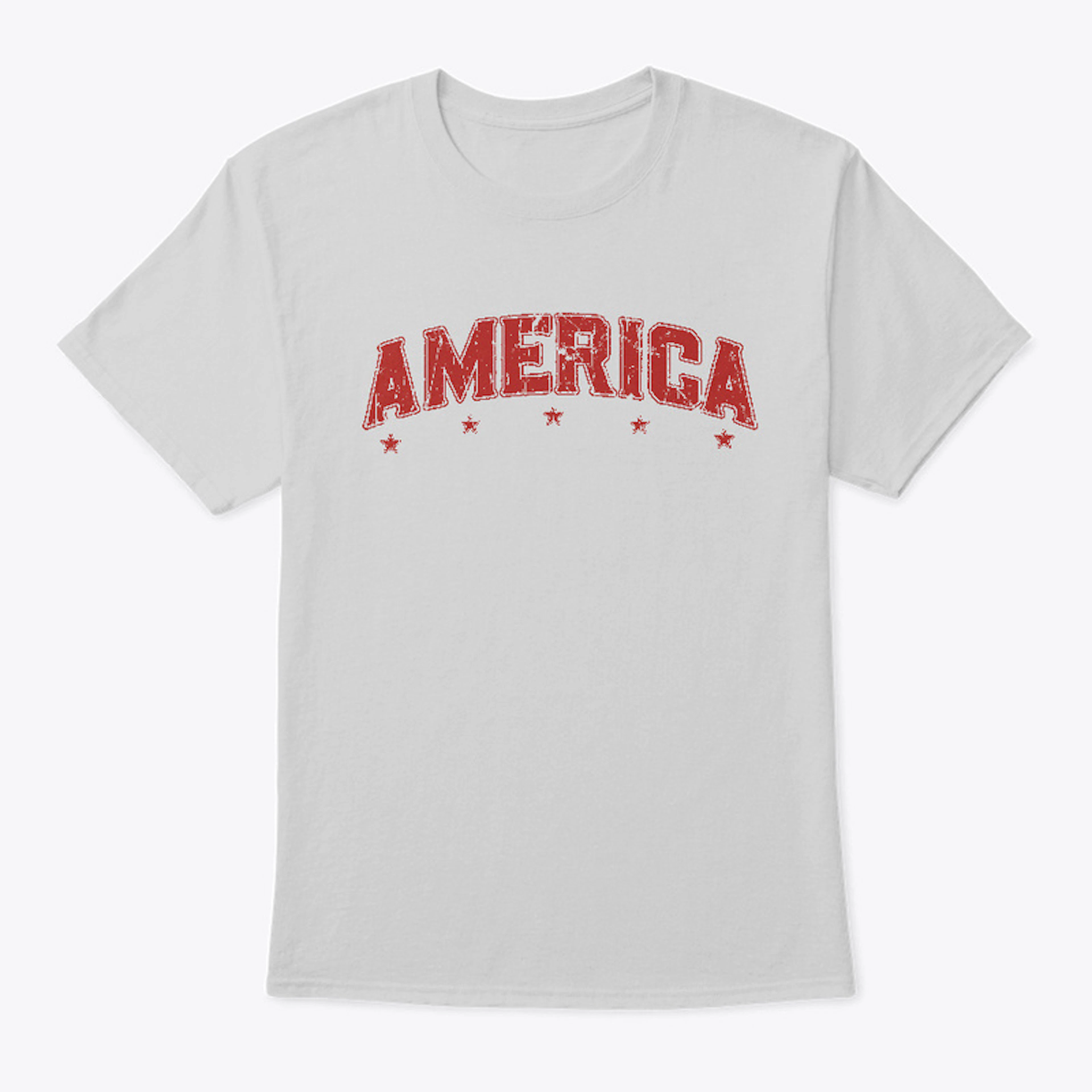 America Casual Tee For Spring & Summer