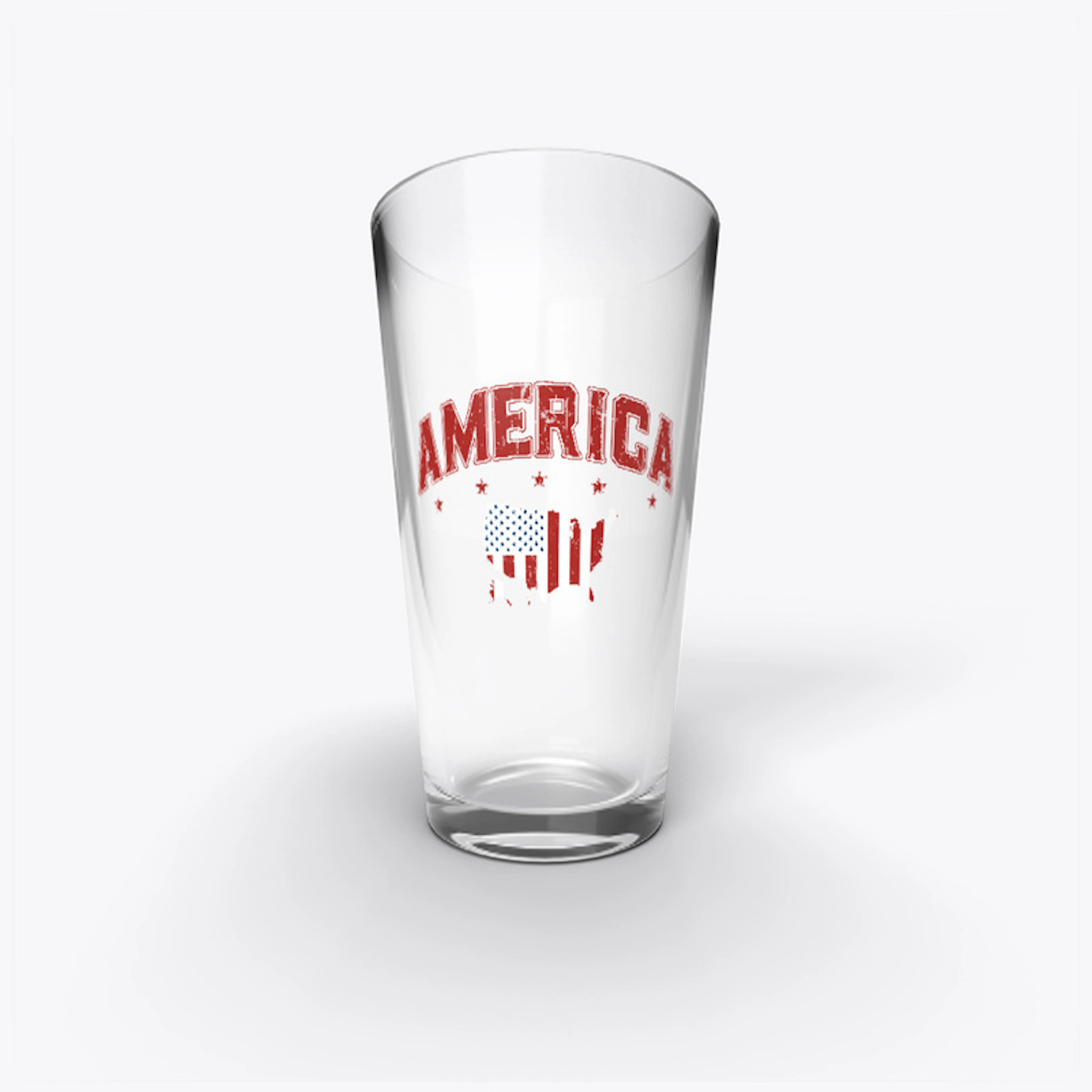 America Peacetime Pint Glass