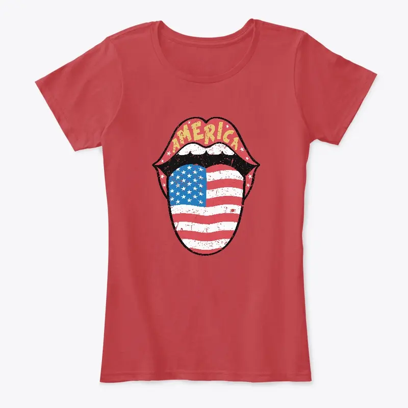 American Retro Flag Tee