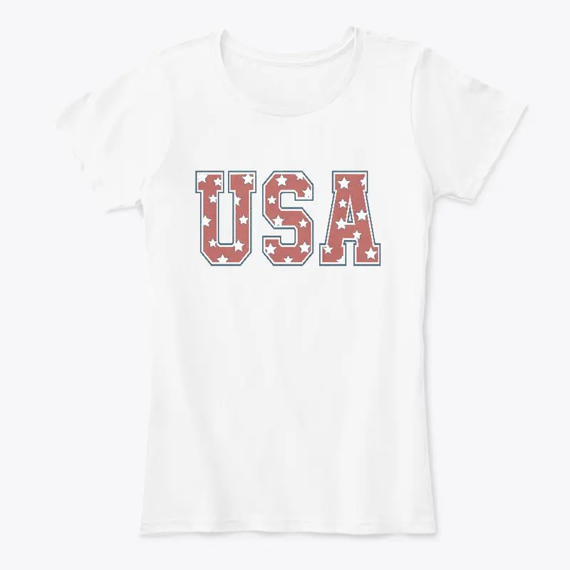 USA Vintage Print T-Shirt 