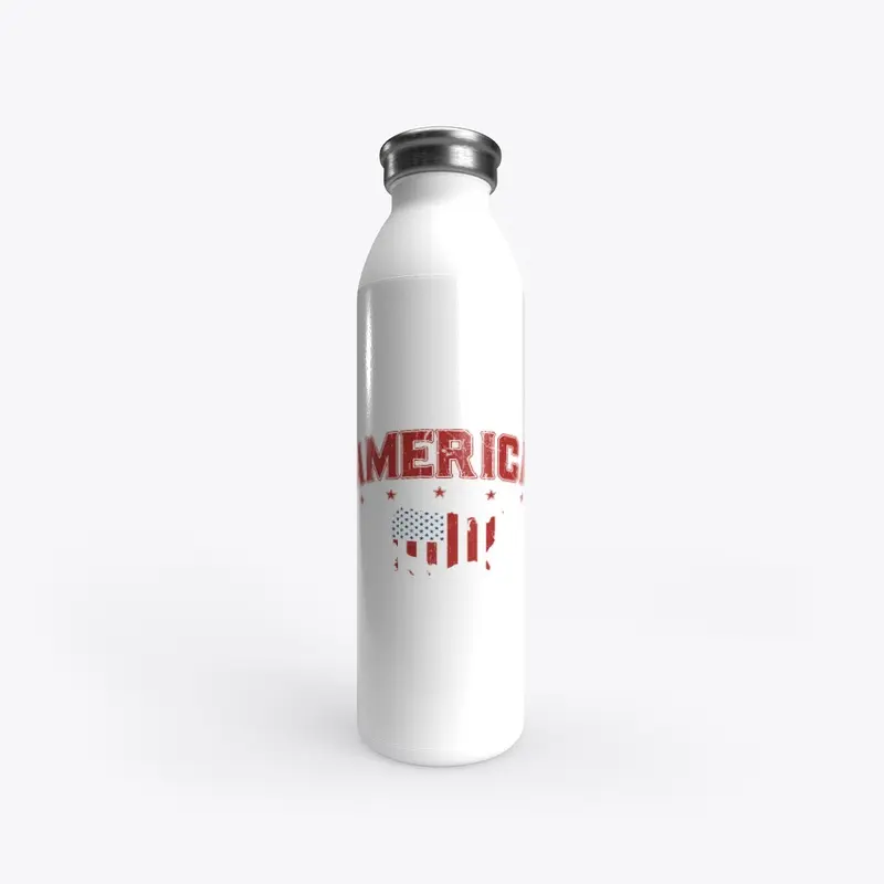 America Peacetime Stainless Water Bottle